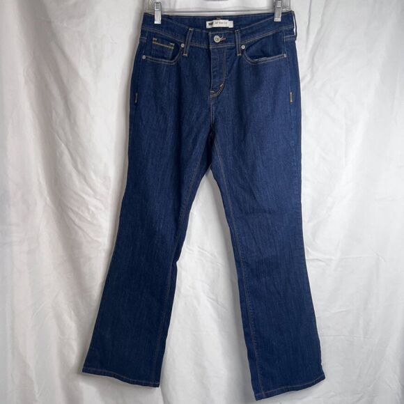 Levis 515 Bootcut Denim Jeans Dark Wash Non Destructed Size 6S - Picture 10 of 10